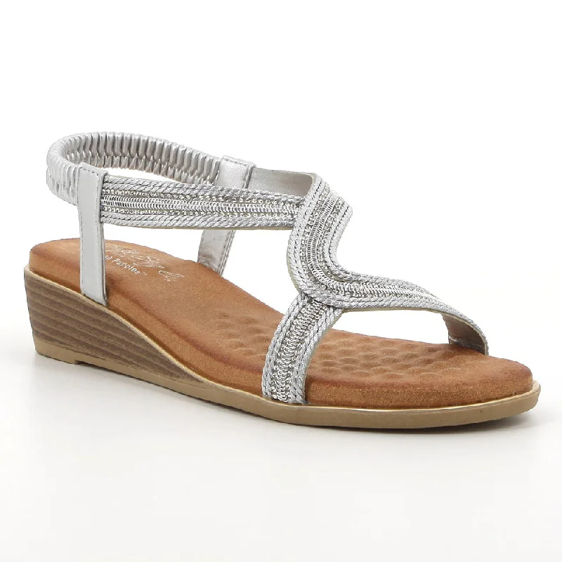 Soft Style by Hush Puppies Naila Sandal - Silver