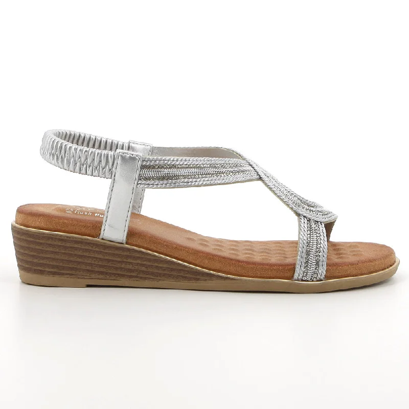 Soft Style by Hush Puppies Naila Sandal - Silver