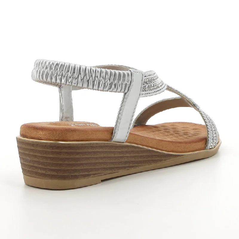 Soft Style by Hush Puppies Naila Sandal - Silver