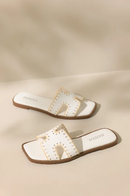 Surfside Strolls White Sandals