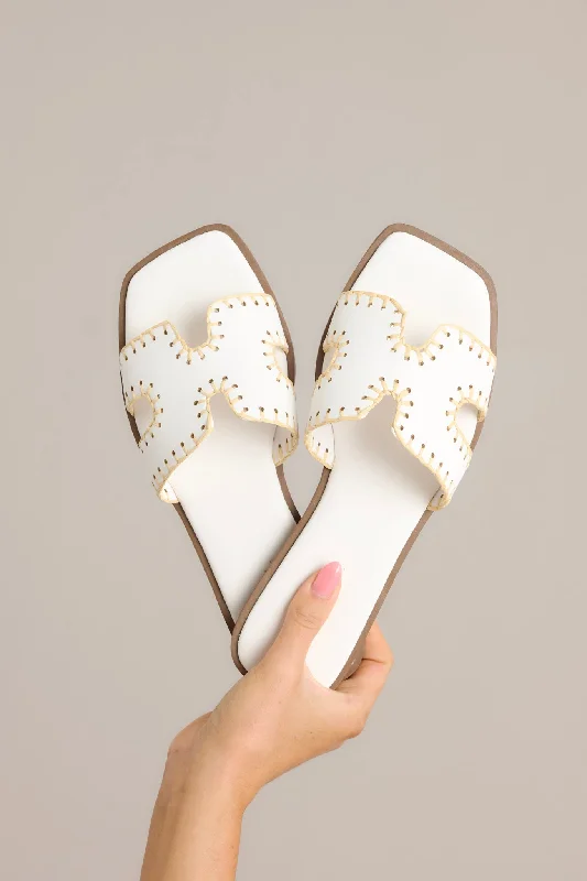 Surfside Strolls White Sandals