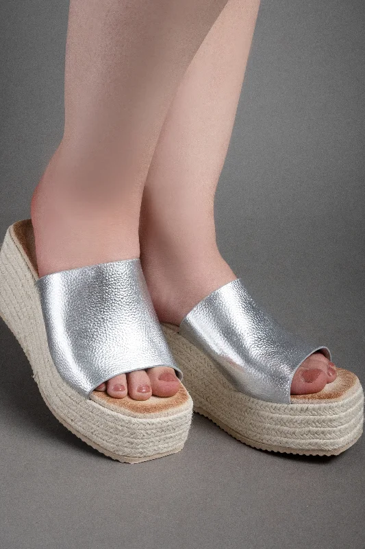 Chunky Sandals - Silver