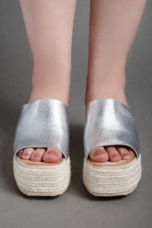 Chunky Sandals - Silver