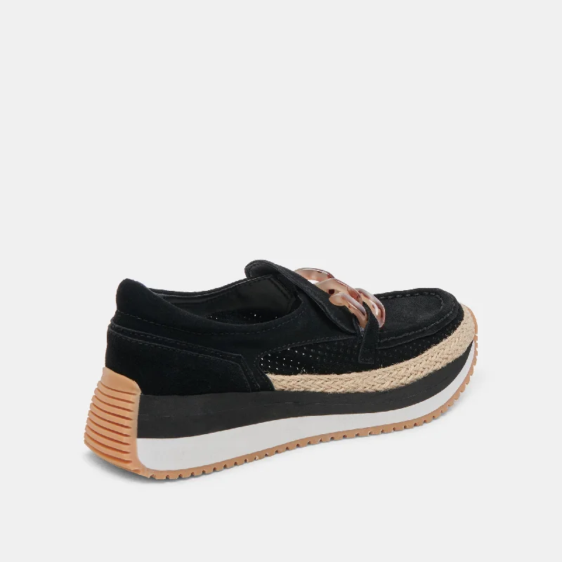 JADAH SNEAKERS ONYX SUEDE