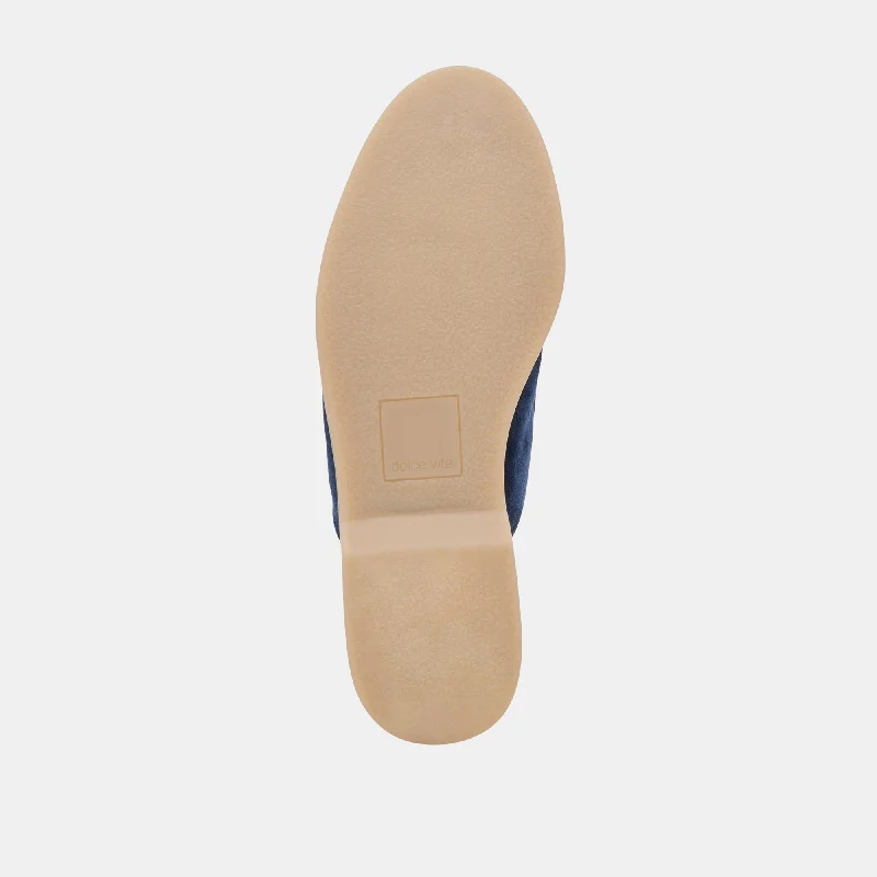 LASAIL FLATS NAVY SUEDE