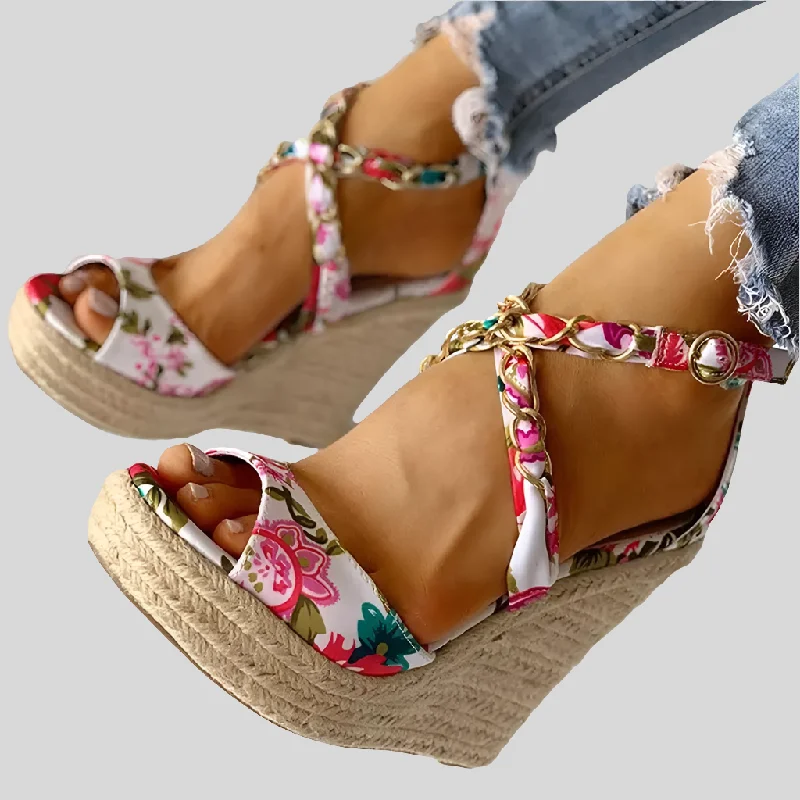 Plus Size Wedge Heel Shoes Sandals