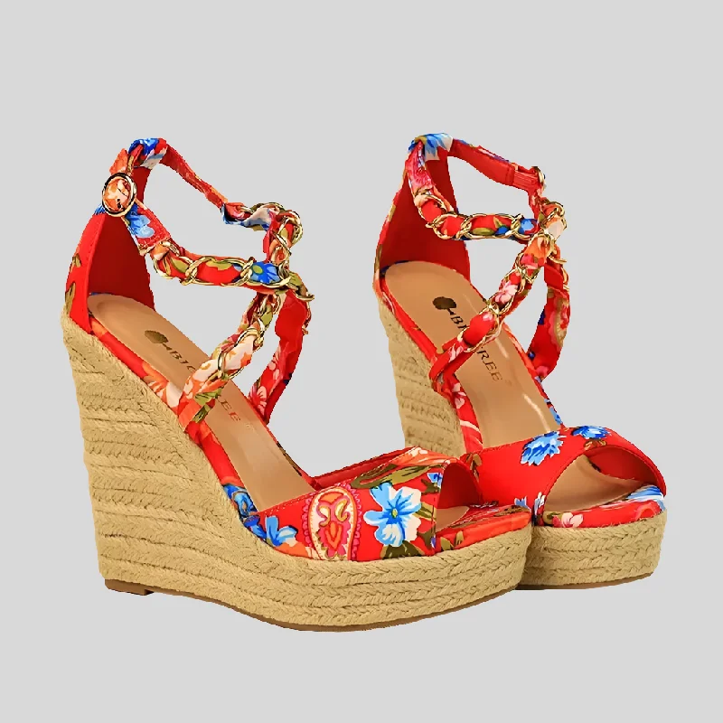 Plus Size Wedge Heel Shoes Sandals