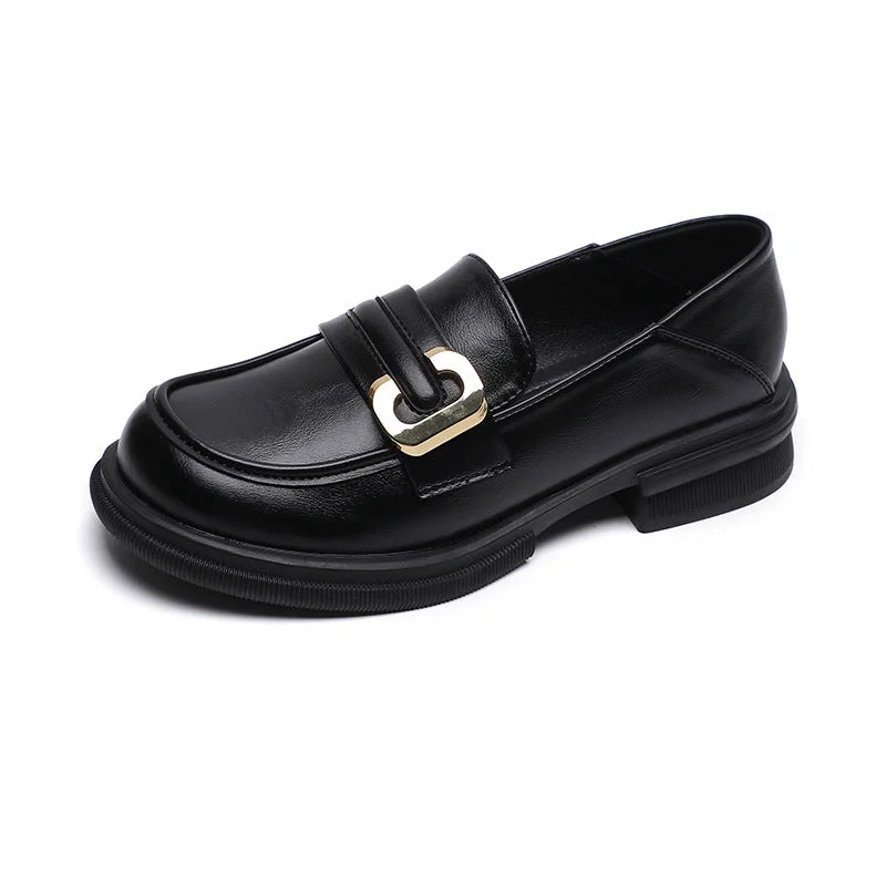 Women's Slip-on Vintage British Style Soft Bottom Leather Shoes