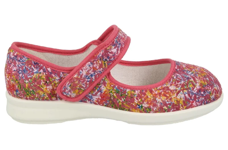 Womens Wide Fit DB Abstract Canvas Shoes