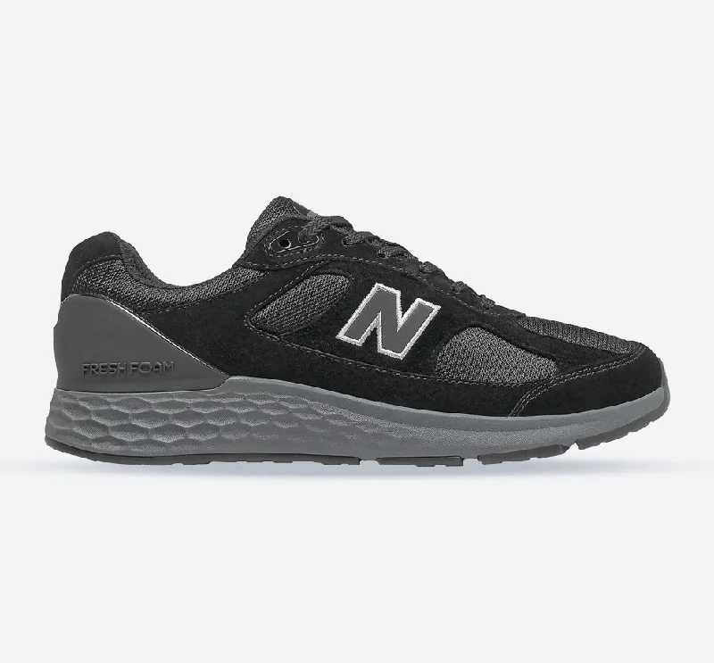 Womens Wide Fit New Balance MW1880 Walking Trainers - Black