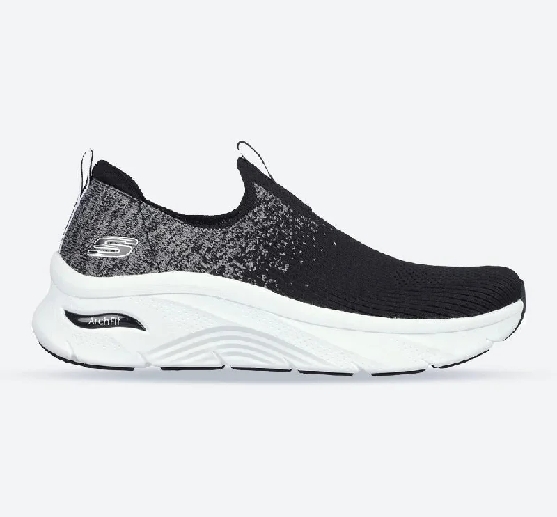 Women's Wide Fit Skechers 149684 Arch Fit D'Lux Key Journey Trainers - Black