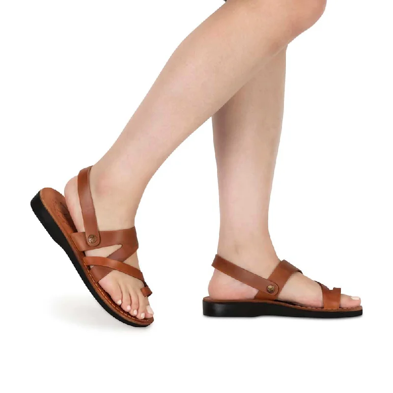 Benjamin - Leather Slingback Sandal | Honey