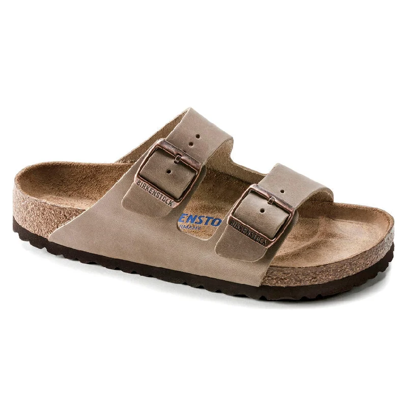 Birkenstock Arizona Soft Footbed - Tobacco Brown | Oiled Leather - 552811