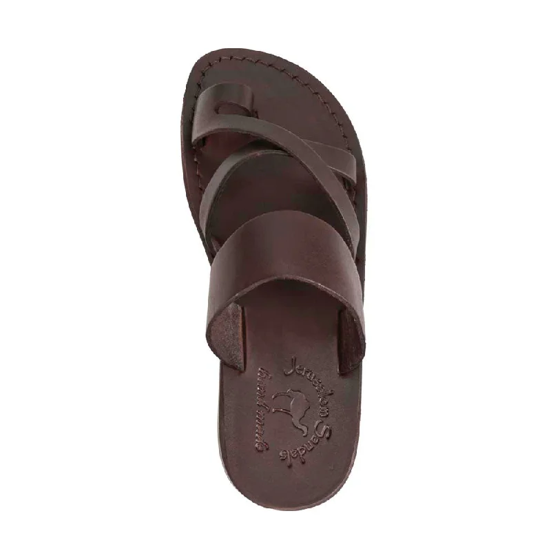 The Good Shepherd - Leather Toe Loop Sandal | Brown