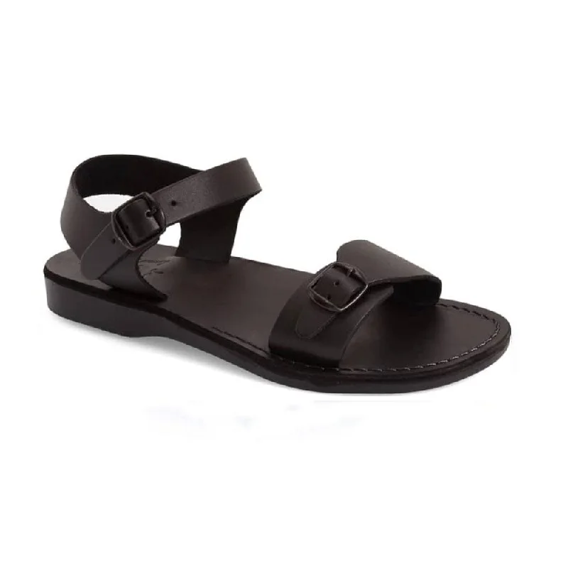 The Original - Leather Adjustable Strap Sandal | Black