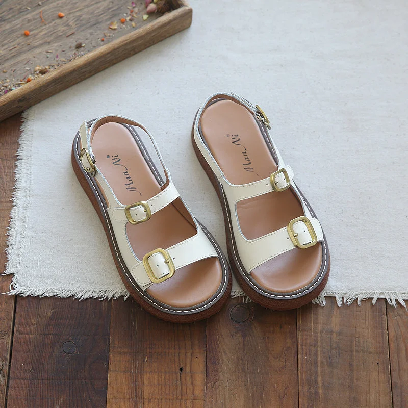 Women Fashion Leather Outdoor Casual Sandals